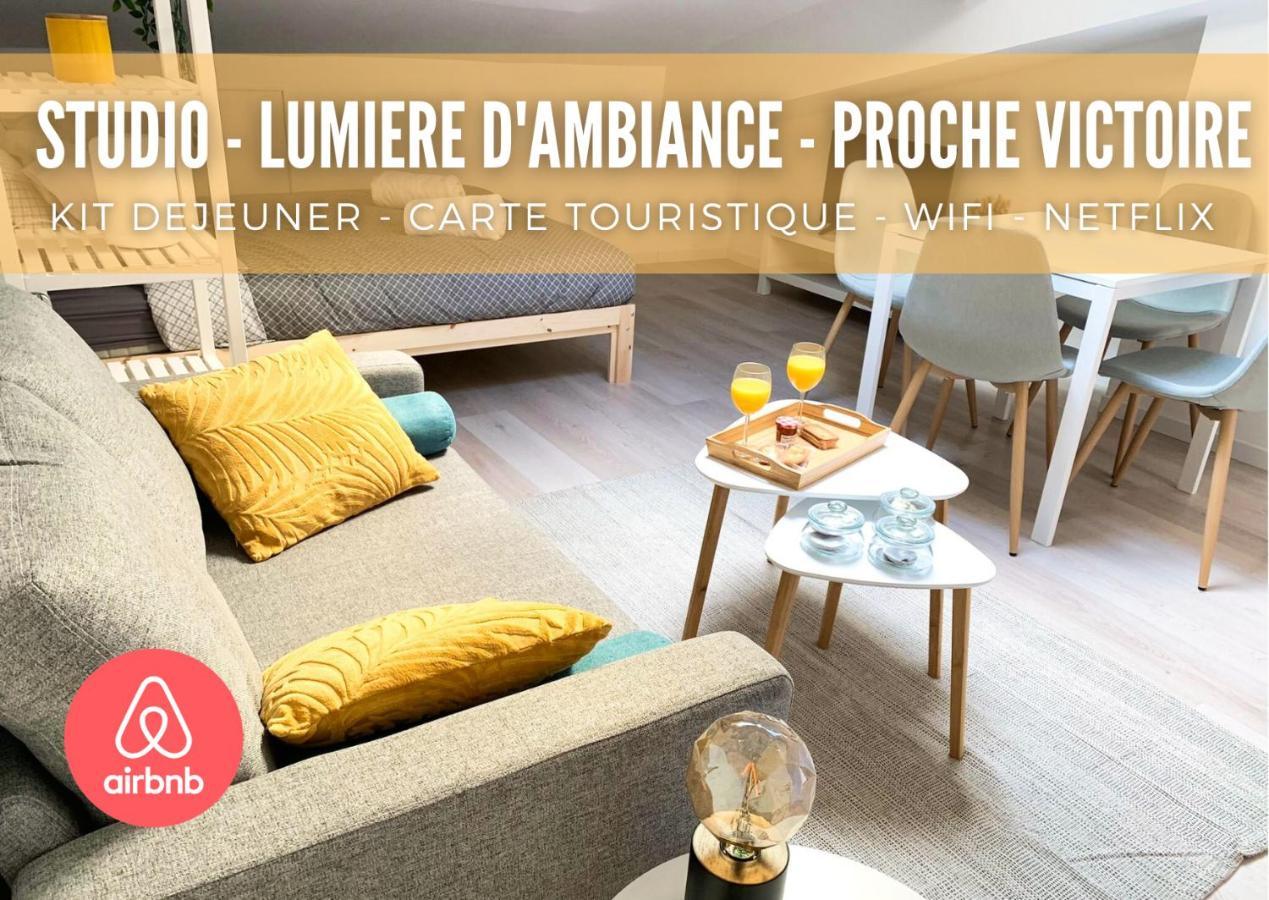 Studio Avec Lumiere D'Ambiance - Proche Victoire Apartment Bordeaux Exterior photo